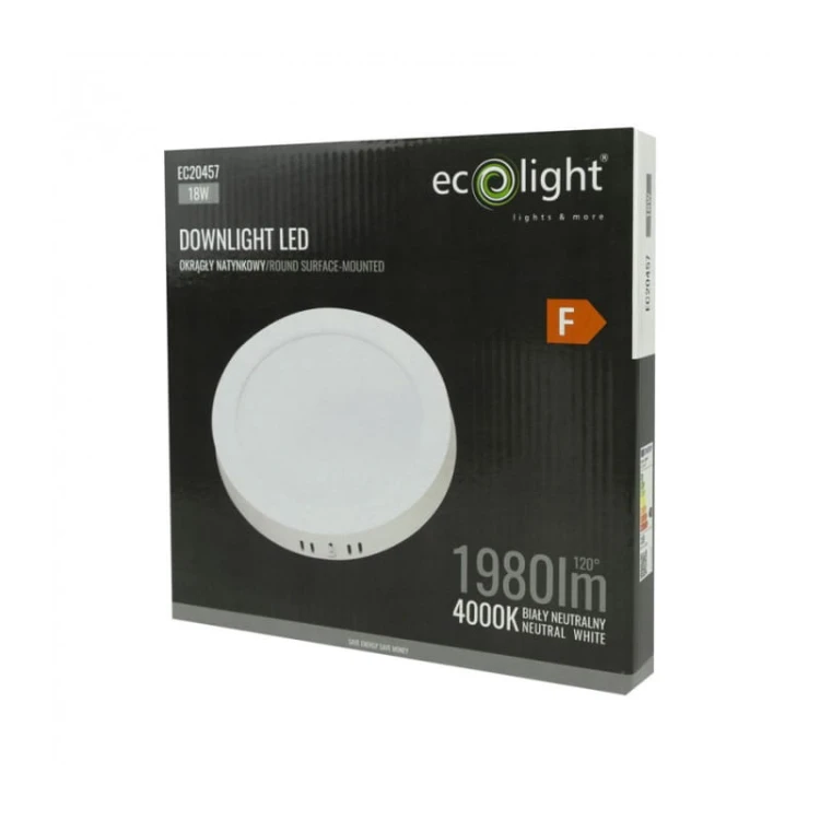 Panel LED 18W natynkowy okrągły biały neutralny 4000K_2