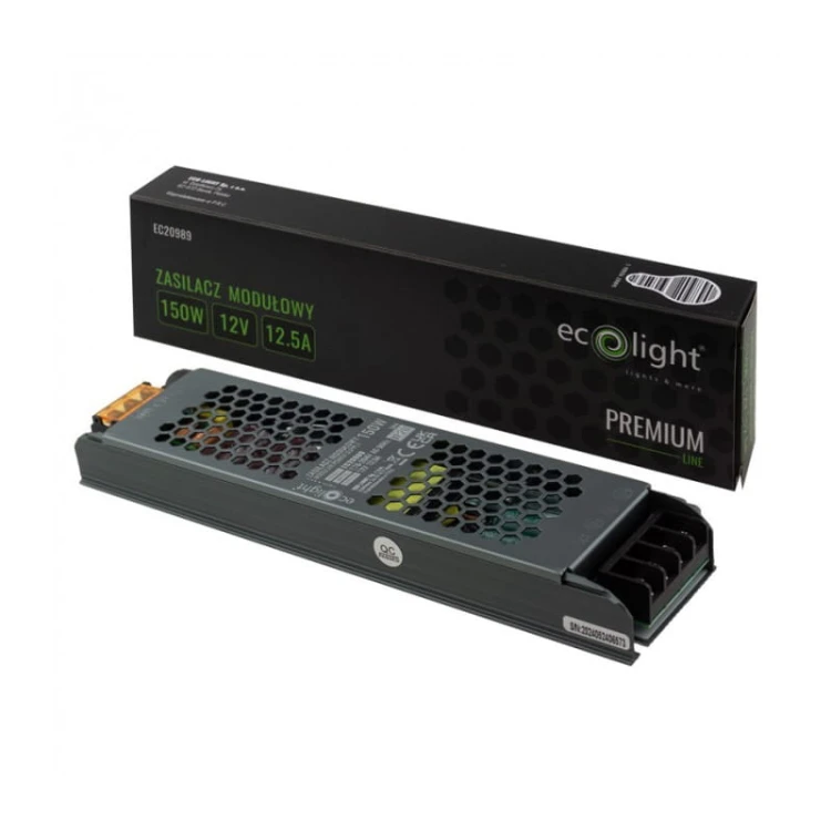 Zasilacz LED 150W 12V 12,5A modułowy SLIM_1
