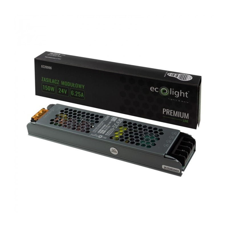 Zasilacz LED 150W 24V 6,25A modułowy SLIM_1