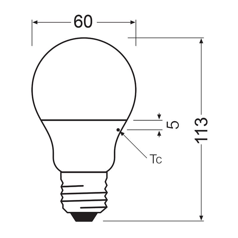 Żarówka LED Osram E27 8,5W 4000K biała neutralna - 3-pak_2