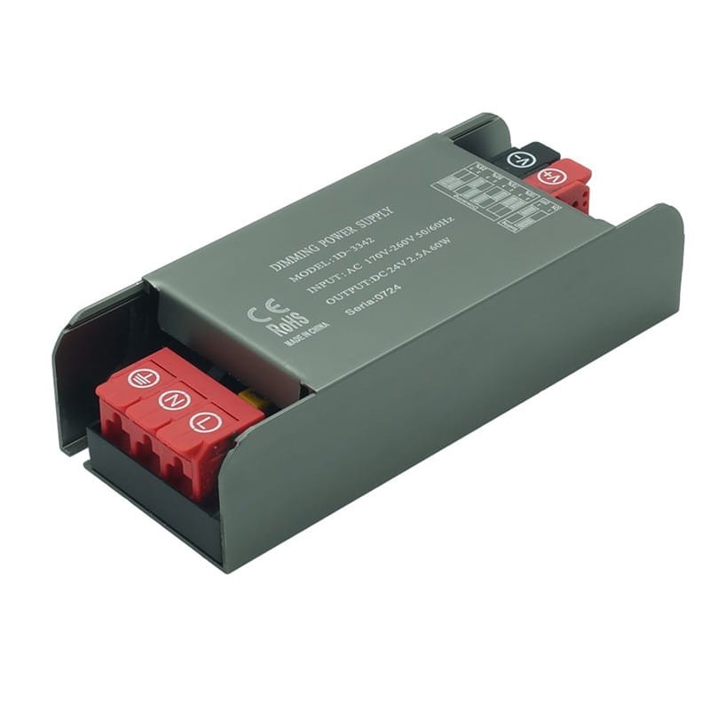 Zasilacz LED Slim PRO 60W 24V 2,5A modułowy SOFT START, tryby jasności