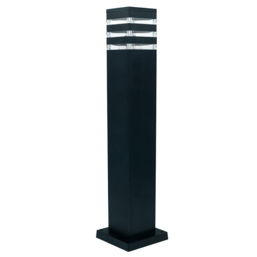 Słupek, lampa ogrodowa E27 60cm Sagitta czarna z czujnikiem ruchu ID-8019-CZ
