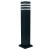 Słupek, lampa ogrodowa E27 60cm Sagitta czarna z czujnikiem ruchu ID-8019-CZ