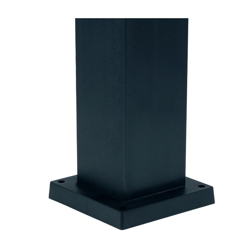 Słupek, lampa ogrodowa E27 60cm Sagitta czarna z czujnikiem ruchu podstawa