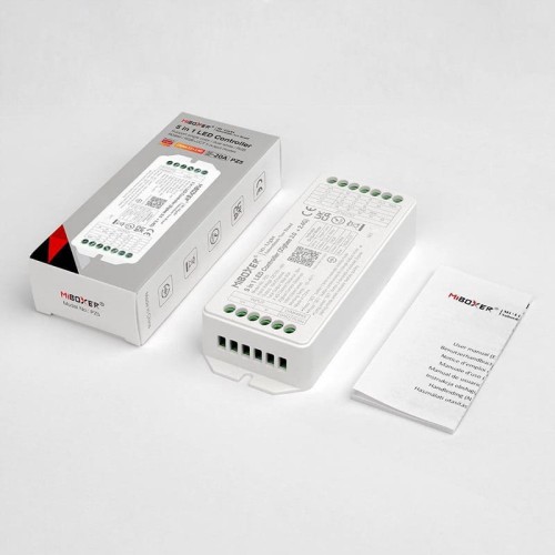 Sterownik kontroler LED 5w1 Mono CCT RGB RGBW RGBCCT 12-48V 20A Milight z opakowaniem