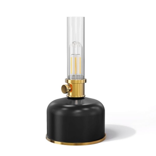 Lampka naftowa LED Retro FLR-25 czarna