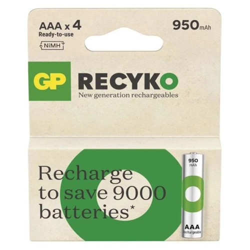 Akumulatory GP R03 AAA 950mAh ReCyko - 4 szt. opakowanie