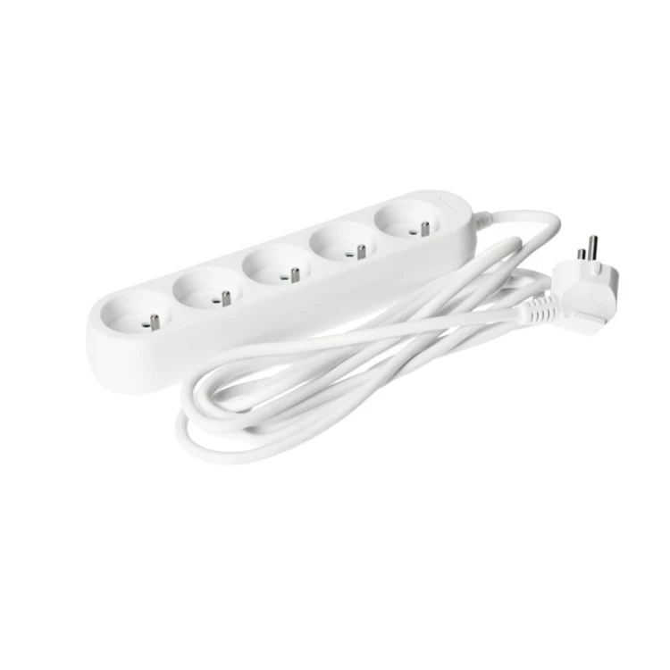 Przedłużacz 5 gniazd Linea 3m 10A z uziemieniem