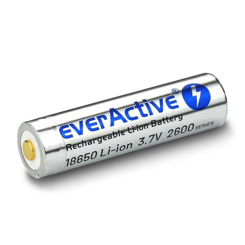 Akumulator everActive 18650 3,7V Li-ion 2600mAh micro USB