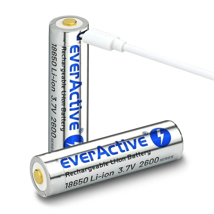 Akumulator 18650 3,7V Li-ion 2600mAh micro USB