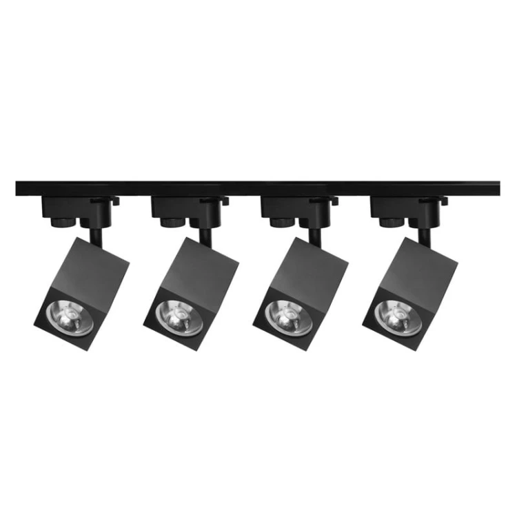 Lampa na szynoprzewód BRICK - czarna przykład zastosowania