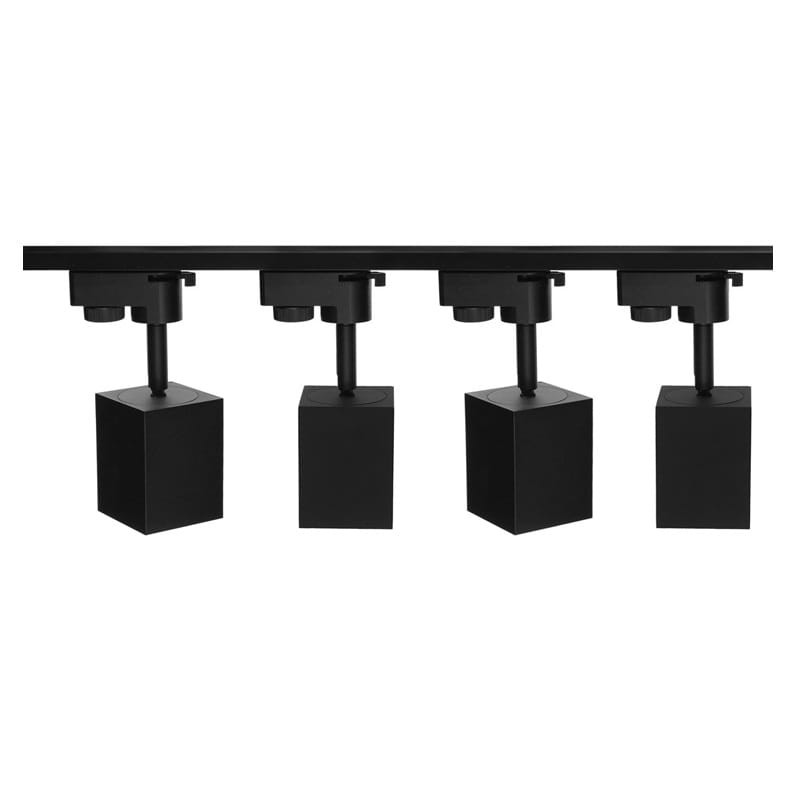 Lampa na szynoprzewód BRICK - czarna na szynie