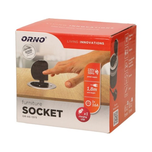 opakowanie gniazdo meblowe   Ø6cm