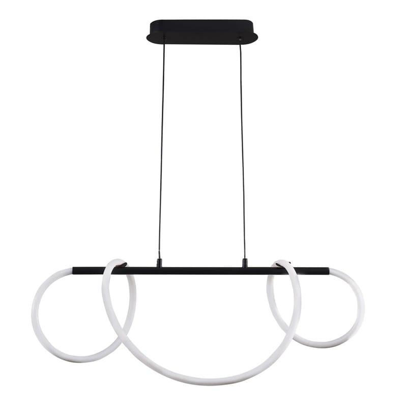 Lampa wisząca EMMA LED 38W 230V 4000K czarna