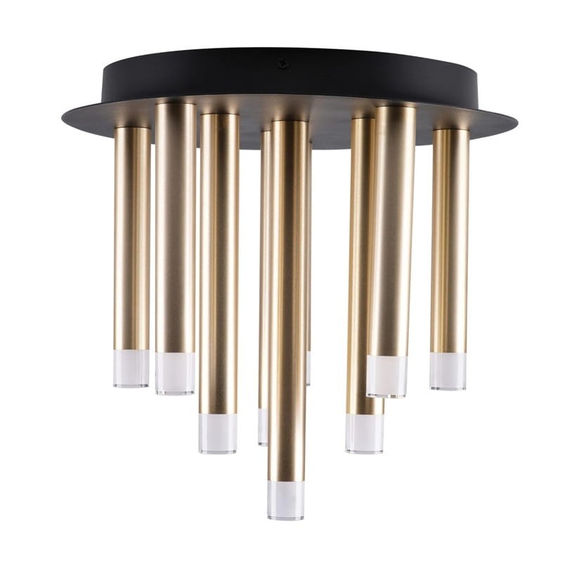 Lampa sufitowa 9xG9 GLAM czarno-złota