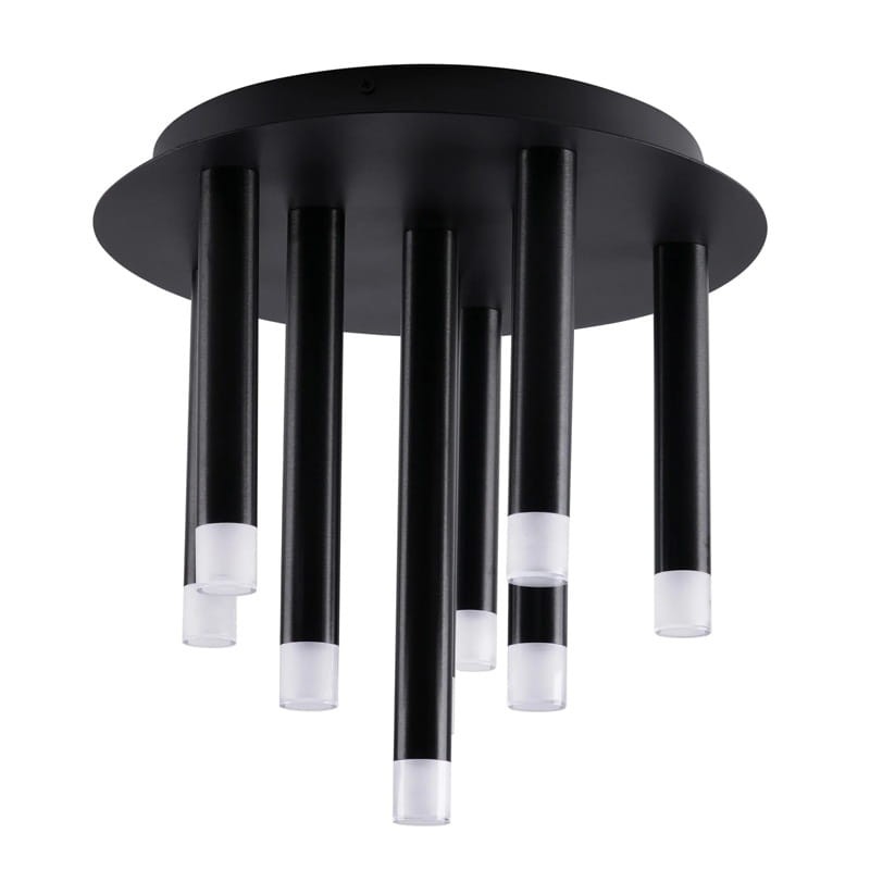 Lampa sufitowa 9xG9 GLAM czarna