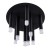 lampa czarna 9xG9