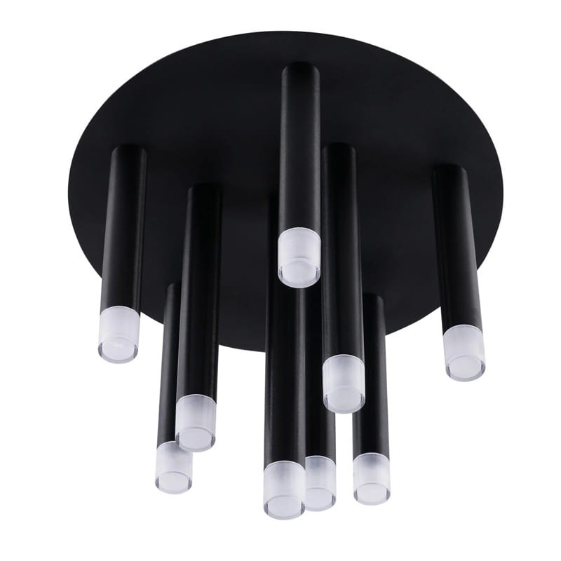 lampa czarna 9xG9
