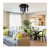 Lampa sufitowa 9xG9 GLAM czarna zdjęcie poglądowe