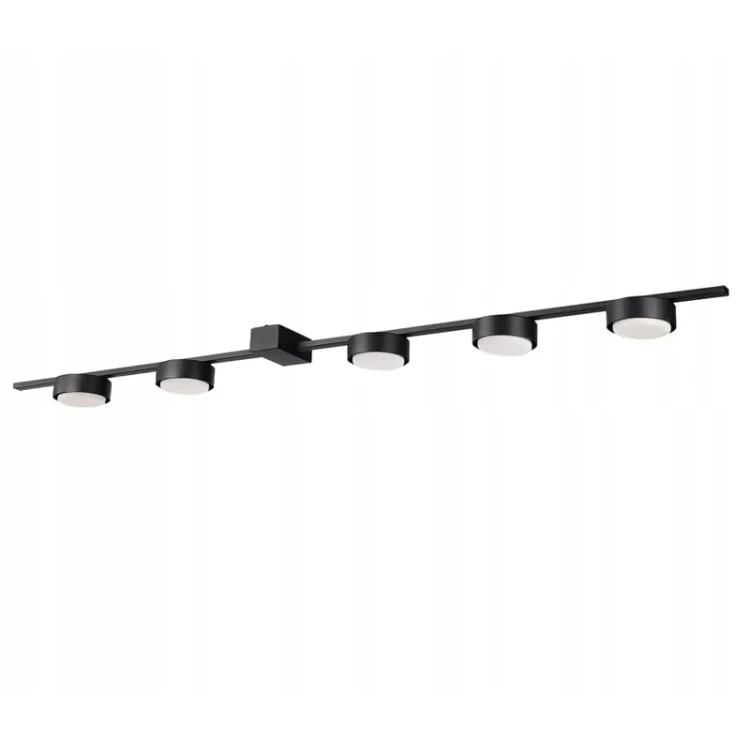 Lampa sufitowa, żyrandol 5xGX53 ZOLA 90cm czarna