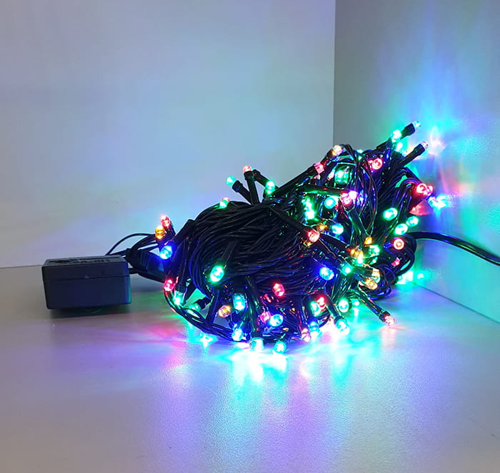 Lampki choinkowe LED 200 multicolor widok