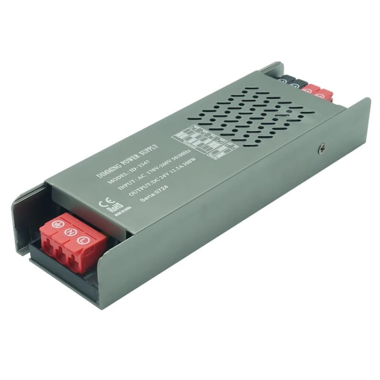 Zasilacz LED Slim PRO 300W 24V 12,5A modułowy SOFT START, tryby jasności