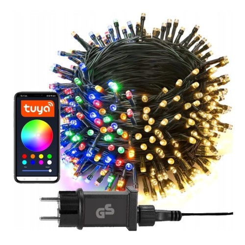 Lampki choinkowe LED RGB 230V Bluetooth Smart 20m Wifi Tuya