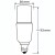 Żarówka LED E14 10W ciepła 3000K 1055lm Stick wymiary