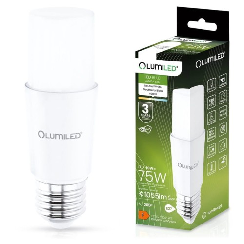 Żarówka LED E27 10W neutralna 4000K 1055lm Stick