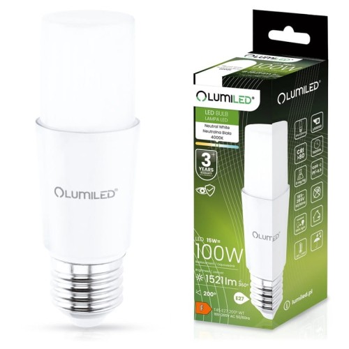 Żarówka LED E27 15W neutralna 4000K 1521lm Stick
