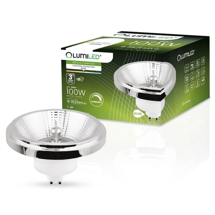 Żarówka LED GU10 ES111 15W biała neutralna 38° ściemnialna