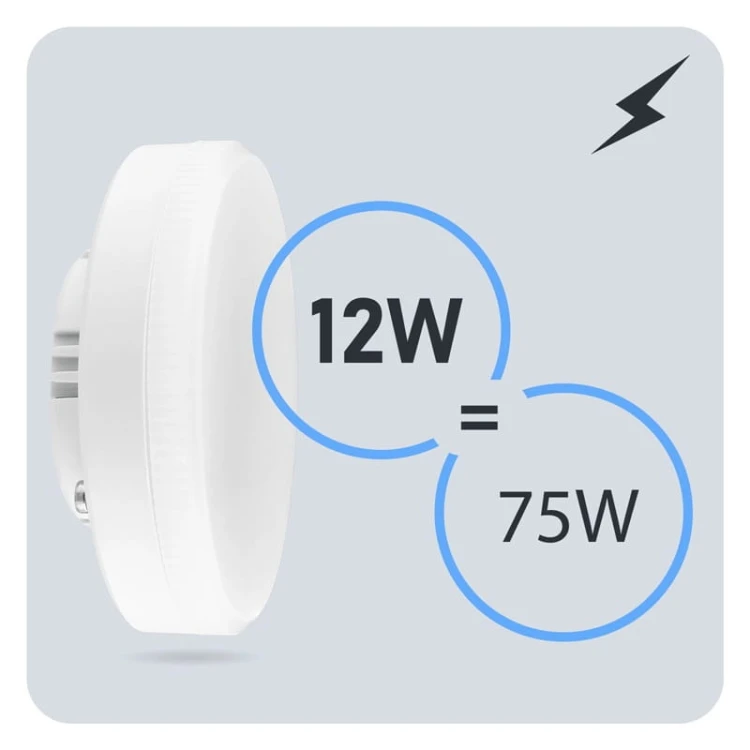 Żarówka LED GX53 12W 230V 3000K biała ciepła