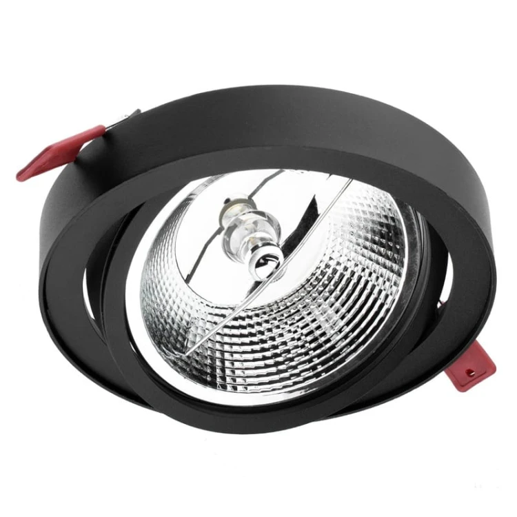 Oprawa podtynkowa ES111 GU10 14cm okrągła ruchoma czarna