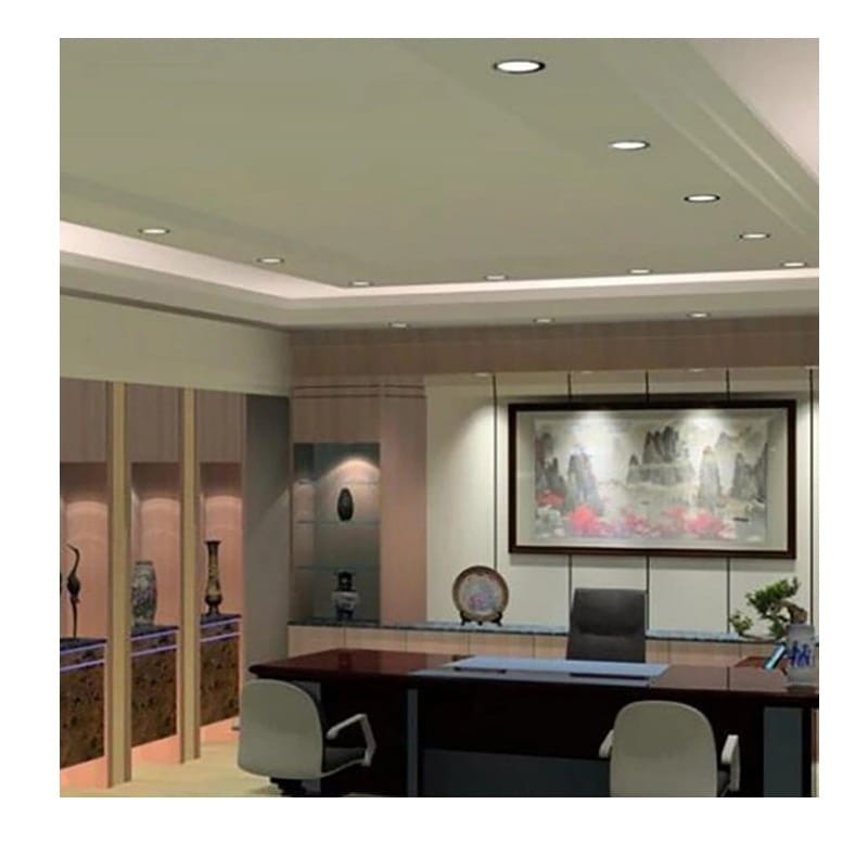 oprawa okrągła podtynkowa czarna 14cm ES111 zdjęcie poglądowe