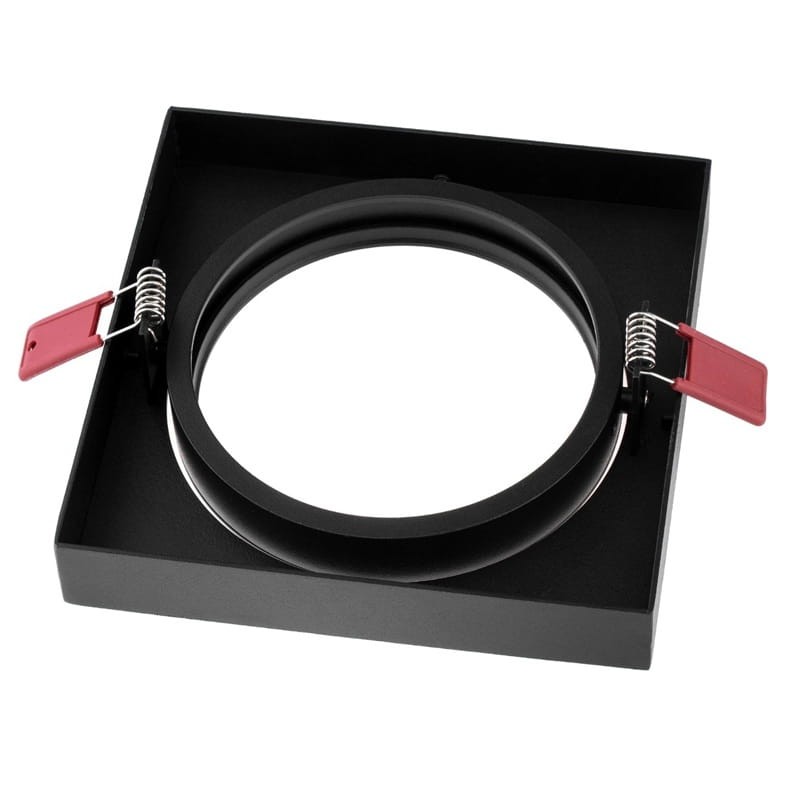 oprawa czarna podtynkowa ES111 14,5cm