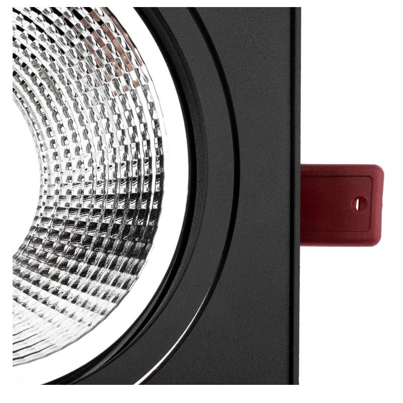 oprawa czarna podtynkowa ruchoma ES111 CARPI