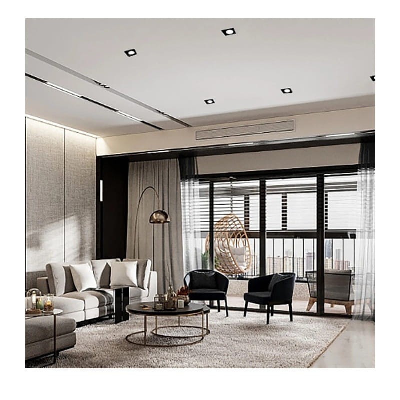 oprawa czarna podtynkowa ruchoma ES111 zdjęcie poglądowe