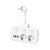Przedłużacz rozgałęźnik Linea 2 gniazda 230V kabel 0,2m + 4xUSB