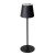 Lampka biurkowa stołowa restauracyjna czarna 1,5W RGB ładowalna