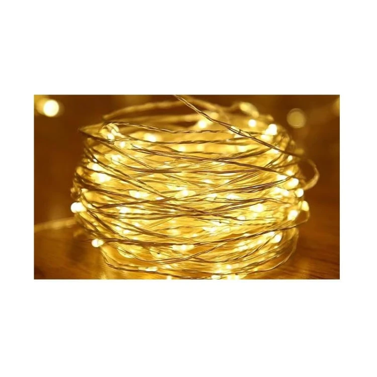 Łańcuch LED świąteczny 3xAA 30LED 3m biały ciepły