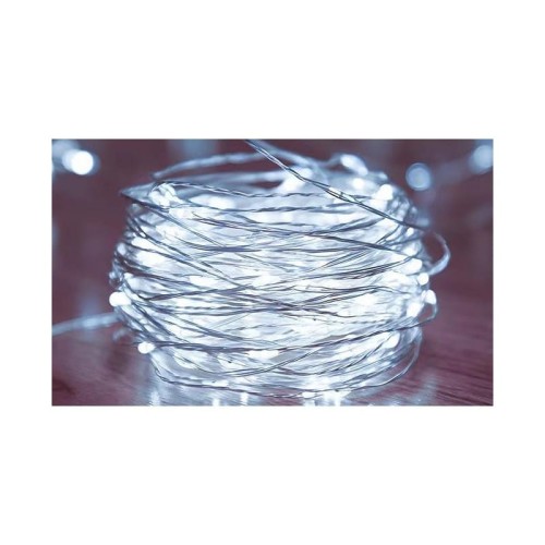 Łańcuch LED świąteczny 3xAA 30LED 3m biały zimny na stół, choinkę, stroik