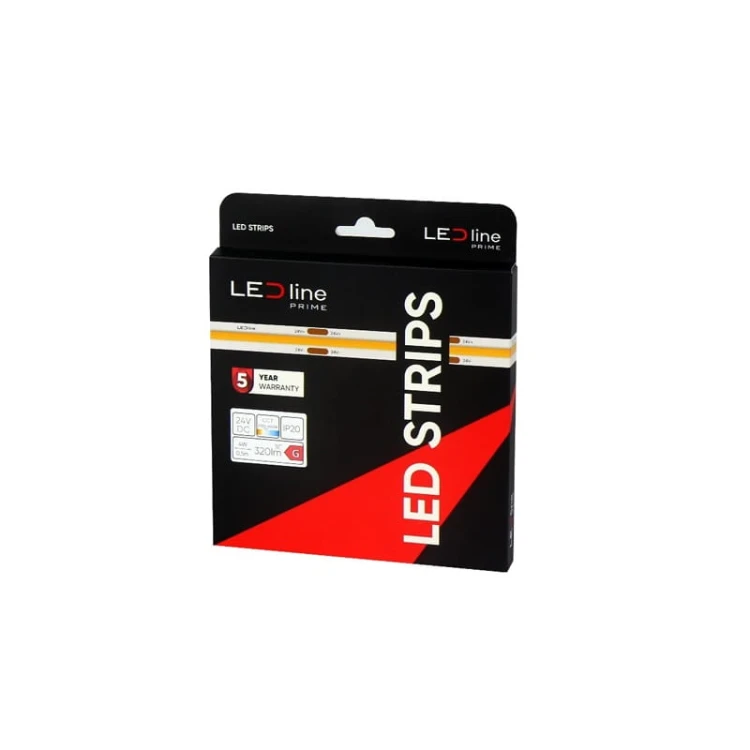 Taśma LED LEDline COB 600 24V CCT ciepła-zimna 8W/m IP20 5m opakowanie