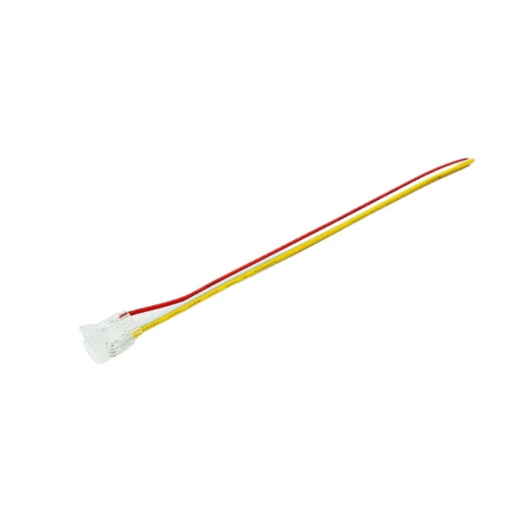 Złączka jednostronna prosta 10mm COB CCT Click z przewodem