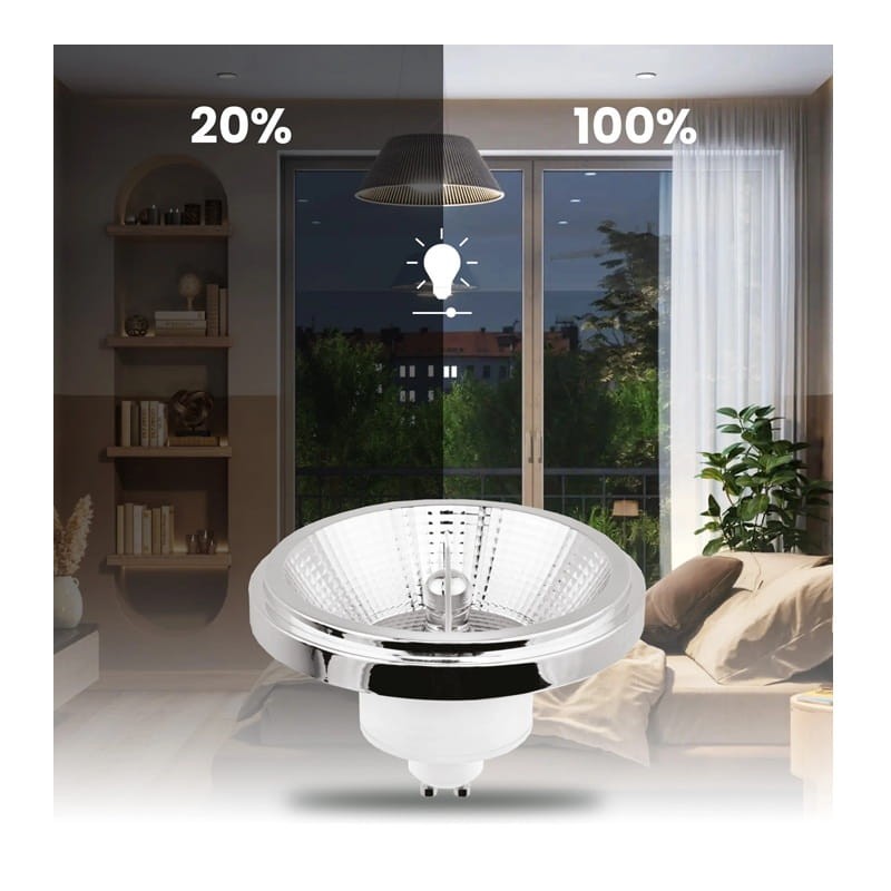 Żarówka LED ES111 10W neutralna  24° ściemnialna