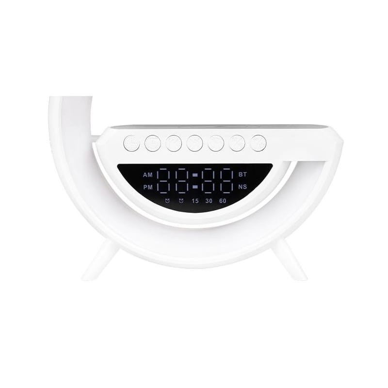 Lampka biurkowa LED G 5W RGB biała QI z głośnikiem