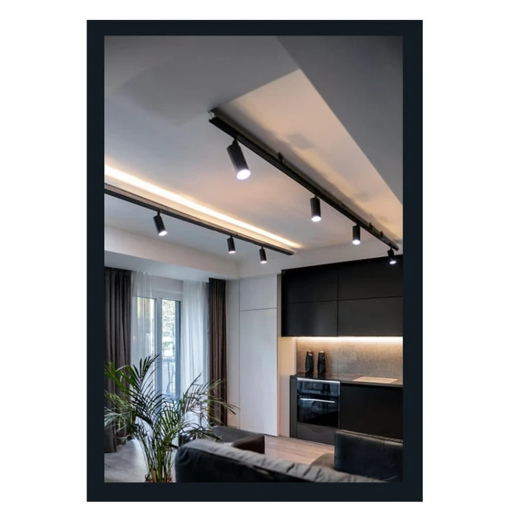 lampa lumicanto GU10 czarna na szynoprzewód
