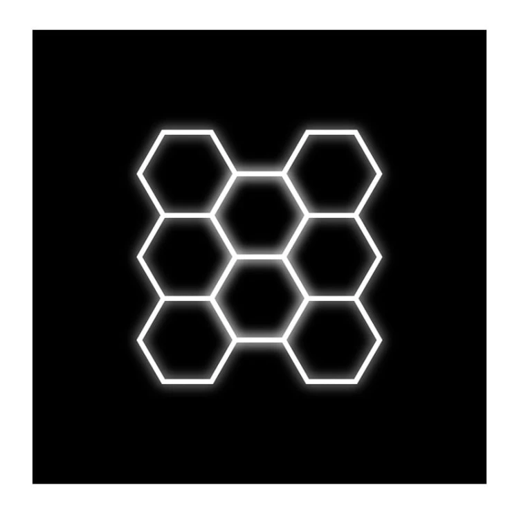 Zestaw 8 lamp LED HEXAGON 280W 6500K 230V AC