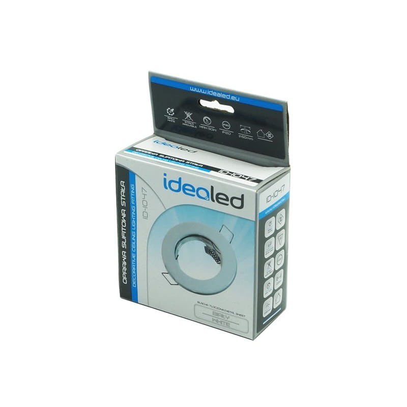 Oprawa okrągła GU10 sufitowa biała