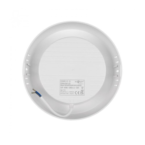 Panel LED 12W natynkowy okrągły biały neutralny