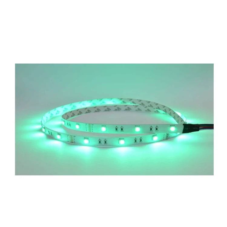 Taśma LED RGBCW 24V 150SMD5050 IP20 RGB + biała zimna niewodood. - 1m zielony